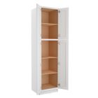 Craftsman White Shaker Utility Cabinet 24"W x 96"H Midlothian - RVA Cabinetry