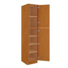 Charleston Toffee Utility Cabinet 18"W x 90"H Midlothian - RVA Cabinetry