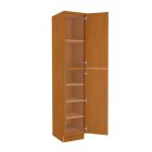 Charleston Toffee Utility Cabinet 18"W x 96"H Midlothian - RVA Cabinetry
