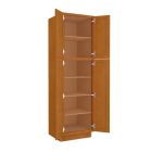 Charleston Toffee Utility Cabinet 24"W x 84"H Midlothian - RVA Cabinetry