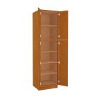Charleston Toffee Utility Cabinet 24"W x 90"H Midlothian - RVA Cabinetry