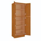 Charleston Toffee Utility Cabinet 30"W x 96"H Midlothian - RVA Cabinetry