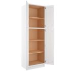 Craftsman White Shaker Utility Cabinet 30"W x 84"H Midlothian - RVA Cabinetry