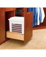 Bottom Mount Pull-Out Hamper with Rev-A-Motion Slides - Fits Best in B18 or VL1880 or VOL1880 Midlothian - RVA Cabinetry