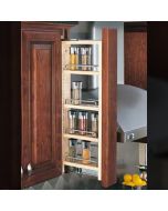 Wall Filler Pull-Out with Adjustable Shelves - Fits Best in Behind 3" Filler 30" Tall Midlothian - RVA Cabinetry