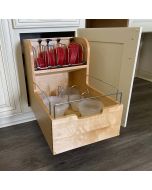 Food Storage Container Organizer w/ Soft-Close - Fits Best in B18 Midlothian - RVA Cabinetry