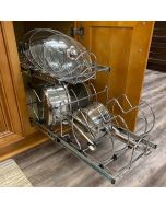 Two Tier Cookware Organizer - Fits Best in B15 Midlothian - RVA Cabinetry