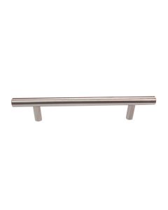 Brushed Nickle Contemporary Steel Pull 8-3/16 in Midlothian - RVA Cabinetry