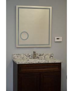 Aries Quartz Undermount Single Sink Bathroom Vanity Top 49" x 22" Midlothian - RVA Cabinetry