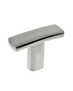 Polished Nickel Transitional Metal Knob 1-1/2 in Midlothian - RVA Cabinetry