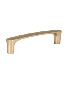 Champagne Bronze Contemporary Metal Pull 5-11/16 in Midlothian - RVA Cabinetry