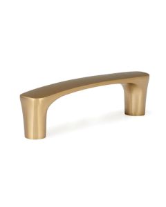 Champagne Bronze Contemporary Metal Pull 4-7/16 in Midlothian - RVA Cabinetry