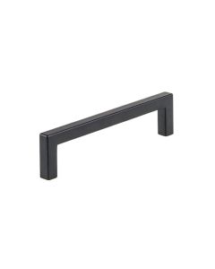Matte Black Contemporary Metal Pull 5-7/16 in Midlothian - RVA Cabinetry