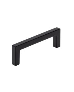 Matte Black Contemporary Metal Pull 4-3/16 in Midlothian - RVA Cabinetry
