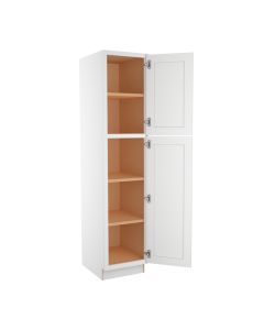 Summit Shaker White Utility Cabinet 18"W x 84"H Midlothian - RVA Cabinetry