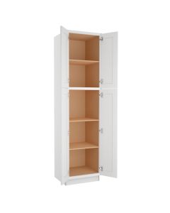Summit Shaker White Utility Cabinet 24"W x 90"H Midlothian - RVA Cabinetry
