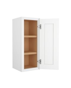 Summit Shaker White Wall Cabinet 12"W x 30"H Midlothian - RVA Cabinetry