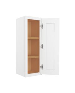 Summit Shaker White Wall Cabinet 12"W x 36"H Midlothian - RVA Cabinetry