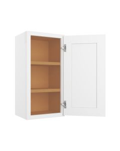 Summit Shaker White Wall Cabinet 15"W x 30"H Midlothian - RVA Cabinetry