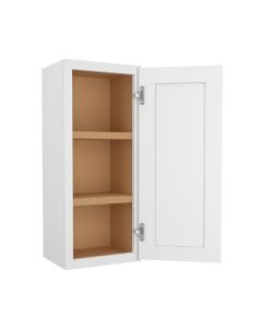 Summit Shaker White Wall Cabinet 15"W x 36"H Midlothian - RVA Cabinetry