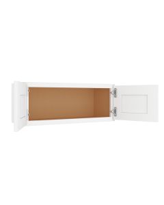 Summit Shaker White Wall Cabinet 30"W x 12"H Midlothian - RVA Cabinetry