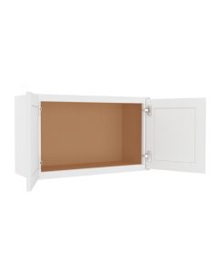 Summit Shaker White Wall Cabinet 30"W x 18"H Midlothian - RVA Cabinetry