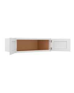 Summit Shaker White Wall Cabinet 36"W x 12"H x 24"D Midlothian - RVA Cabinetry