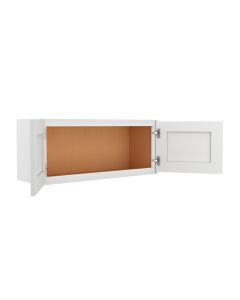 Summit Shaker White Wall Cabinet 36"W x 15"H Midlothian - RVA Cabinetry