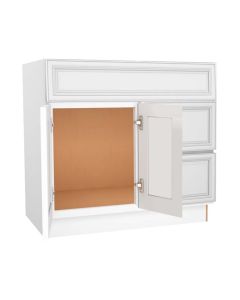 V3621D-R - Vanity Sink Base Drawer Right Cabinet 36" Midlothian - RVA Cabinetry