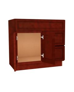 V3621D-R - Vanity Sink Base Drawer Right Cabinet 36" Midlothian - RVA Cabinetry