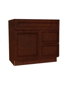 Vanity Sink Base Drawer Right Cabinet 30" Midlothian - RVA Cabinetry