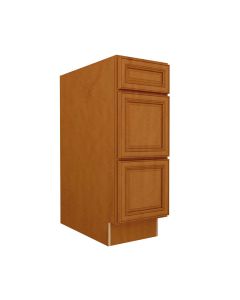 DB12-3 - 3 Drawer Base Cabinet 12" Midlothian - RVA Cabinetry