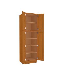 Charleston Toffee Utility Cabinet 24"W x 84"H Midlothian - RVA Cabinetry