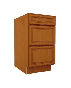 VDB1821-3 - Vanity Drawer Base Cabinet 18" Midlothian - RVA Cabinetry