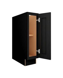Craftsman Black Shaker Base Full Height Door Cabinet 9" Midlothian - RVA Cabinetry