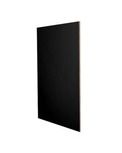 Craftsman Black Shaker Refrigerator End Panel 3/4" Midlothian - RVA Cabinetry