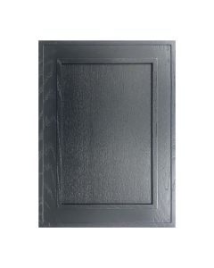 Craftsman Black Shaker Wall Decorative Door Panel 18" Midlothian - RVA Cabinetry