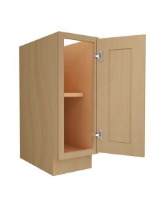 Craftsman Natural Shaker Base Full Height Door Cabinet 18" Midlothian - RVA Cabinetry