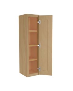 Craftsman Natural Shaker Wall Cabinet 9" x 42" Midlothian - RVA Cabinetry