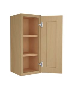 Craftsman Natural Shaker Wall Cabinet 12" x 30" Midlothian - RVA Cabinetry
