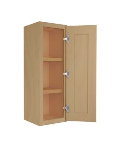 Craftsman Natural Shaker Wall Cabinet 12" x 36" Midlothian - RVA Cabinetry