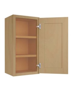 Craftsman Natural Shaker Wall Cabinet 15" x 30" Midlothian - RVA Cabinetry
