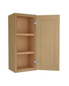 Craftsman Natural Shaker Wall Cabinet 15" x 36" Midlothian - RVA Cabinetry