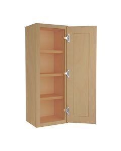 Craftsman Natural Shaker Wall Cabinet 15" x 42" Midlothian - RVA Cabinetry
