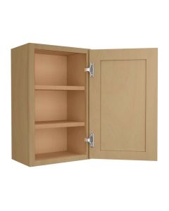 Craftsman Natural Shaker Wall Cabinet 18" x 30" Midlothian - RVA Cabinetry