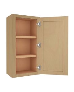 Craftsman Natural Shaker Wall Cabinet 18" x 36" Midlothian - RVA Cabinetry