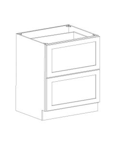 2 Drawer Base Cabinet 24" Midlothian - RVA Cabinetry