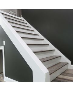 Stair Tread - Driftwood Midlothian - RVA Cabinetry