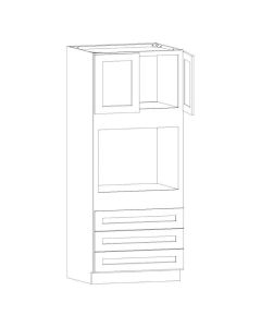York Linen Oven Cabinet 33"W x 84"H Midlothian - RVA Cabinetry