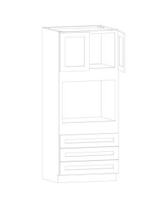 York Linen Oven Cabinet 33"W x 90"H Midlothian - RVA Cabinetry